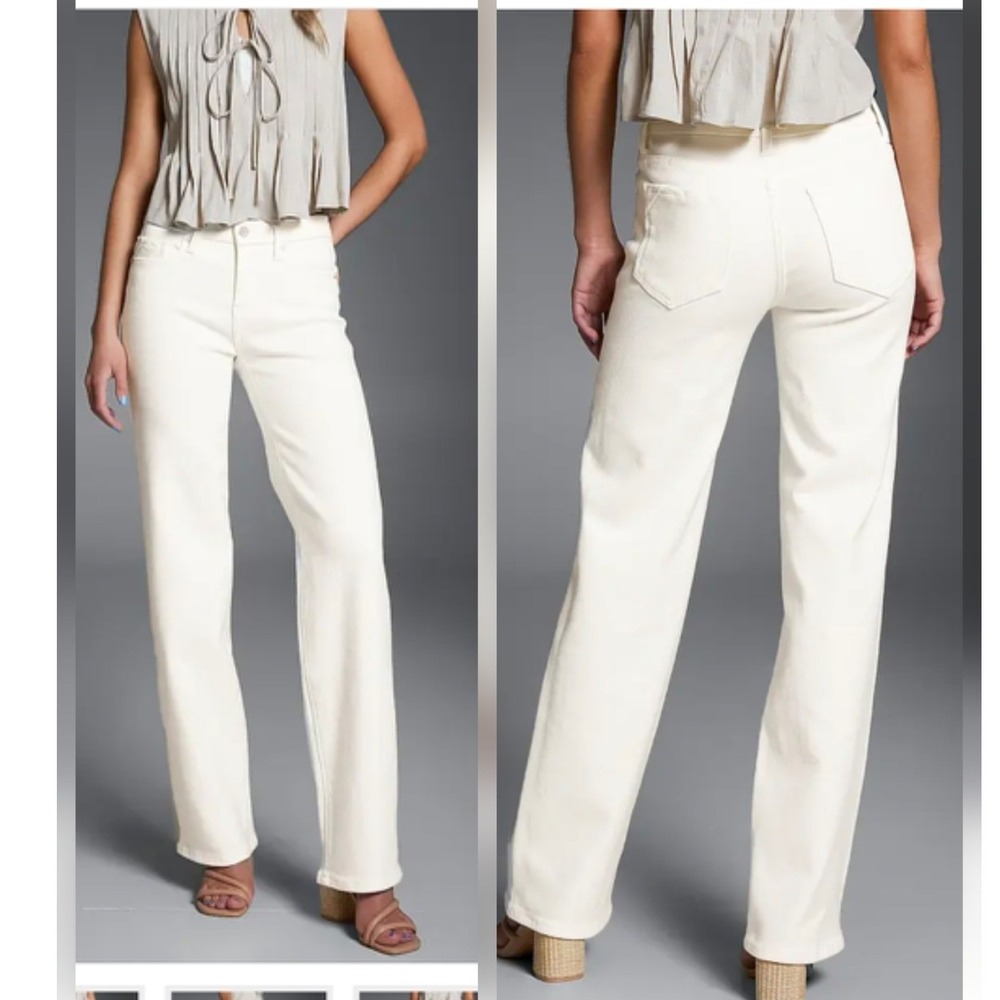 NWT Buckle Black Fit‎ No. 23 Straight Leg White Denim Jeans Womens 29x32